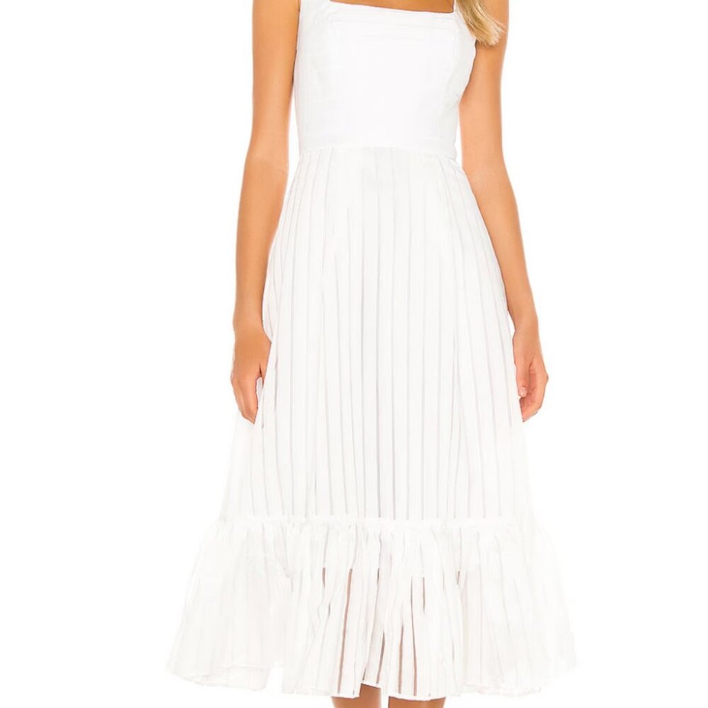 SORRENTO MIDI DRESS IN WHITE